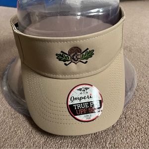 NWT Imperial Cochecho Country Club Logo Visor with Adjustable Strap